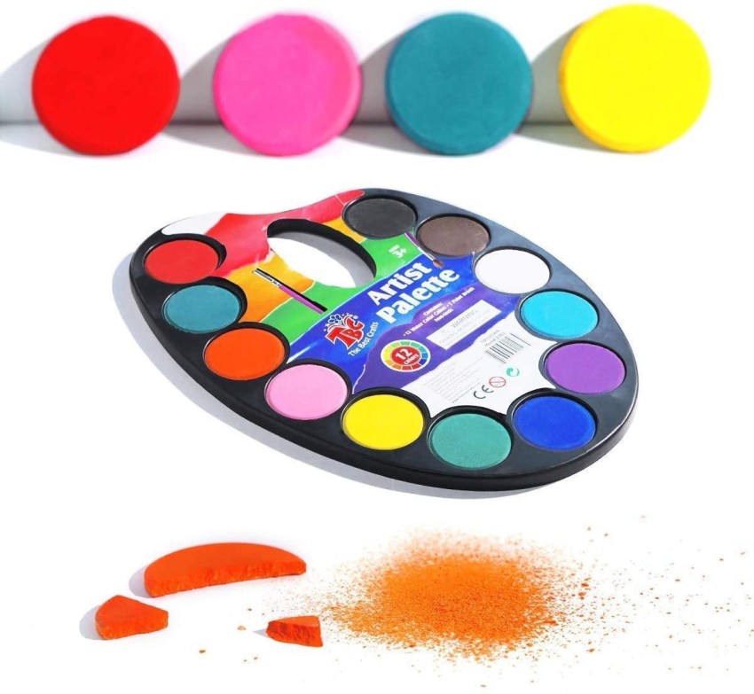 Watercolor Paint Set for Kids12 Colors Bulk Pack of 42 Watercolors Paints  wit
