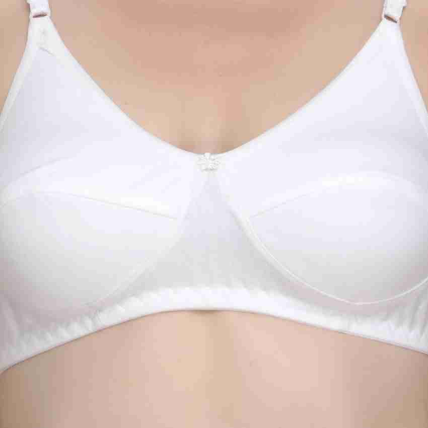 Medium Coverage Non-Padded U back Beginners Bra with Adjustable Straps -  White in Tirunelveli at best price by Pothys - Justdial