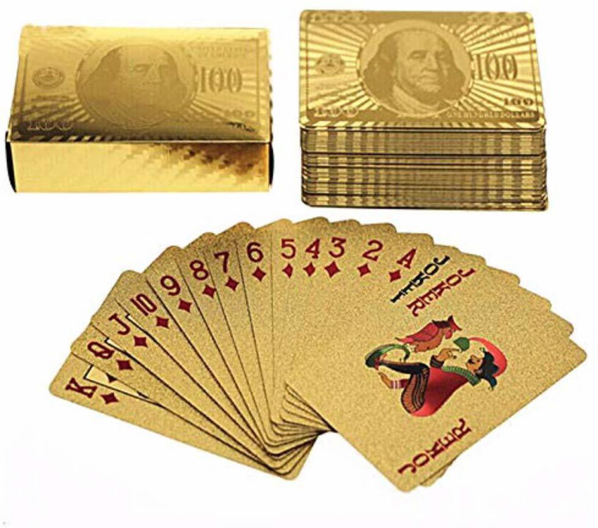Darshan Online Premium Playing Gold Cards Set of 1 Deck for Card