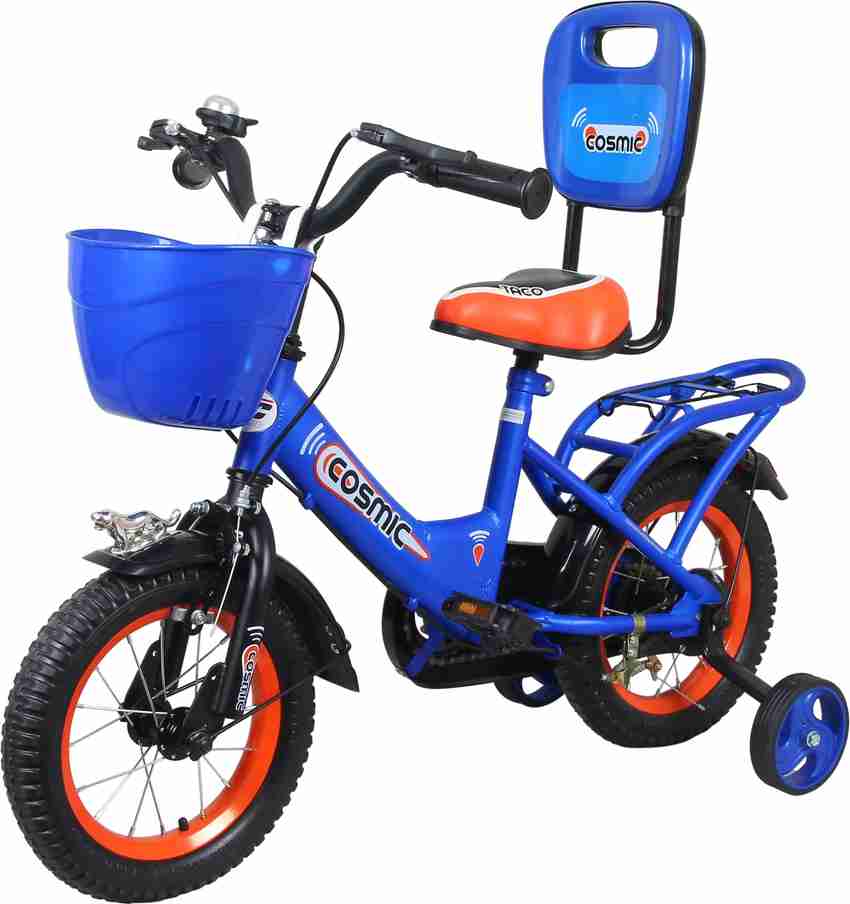 COSMIC Taco 12 inch for 2 4 years with Back Rest and trainer wheels Blue Orange 12 T Road Cycle Price in India Buy COSMIC Taco 12 inch for 2 4 years with Back Rest and trainer wheels Blue Orange 12 T ...