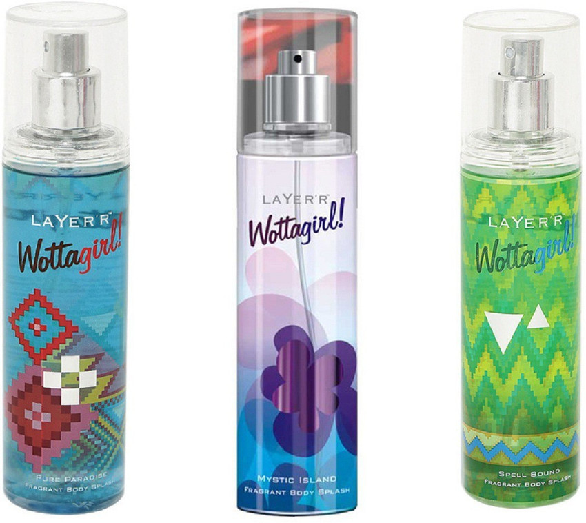 LAYER R WOTTAGIRL SPELL BOUND FRAGRANT BODY SPLASH WOTTAGIRL