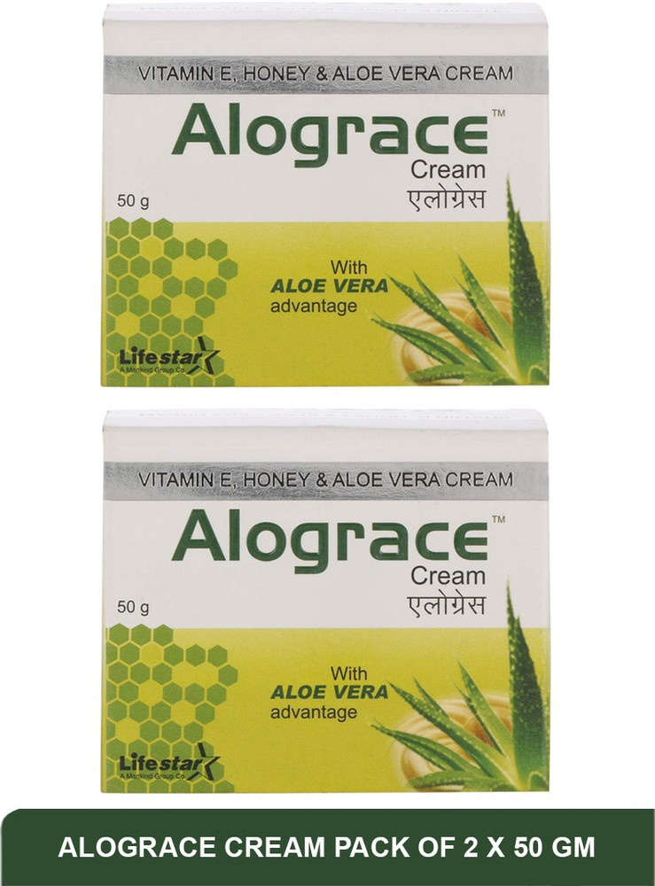alograce Best Aloe Vera Cream pack of 2 50g Price in India