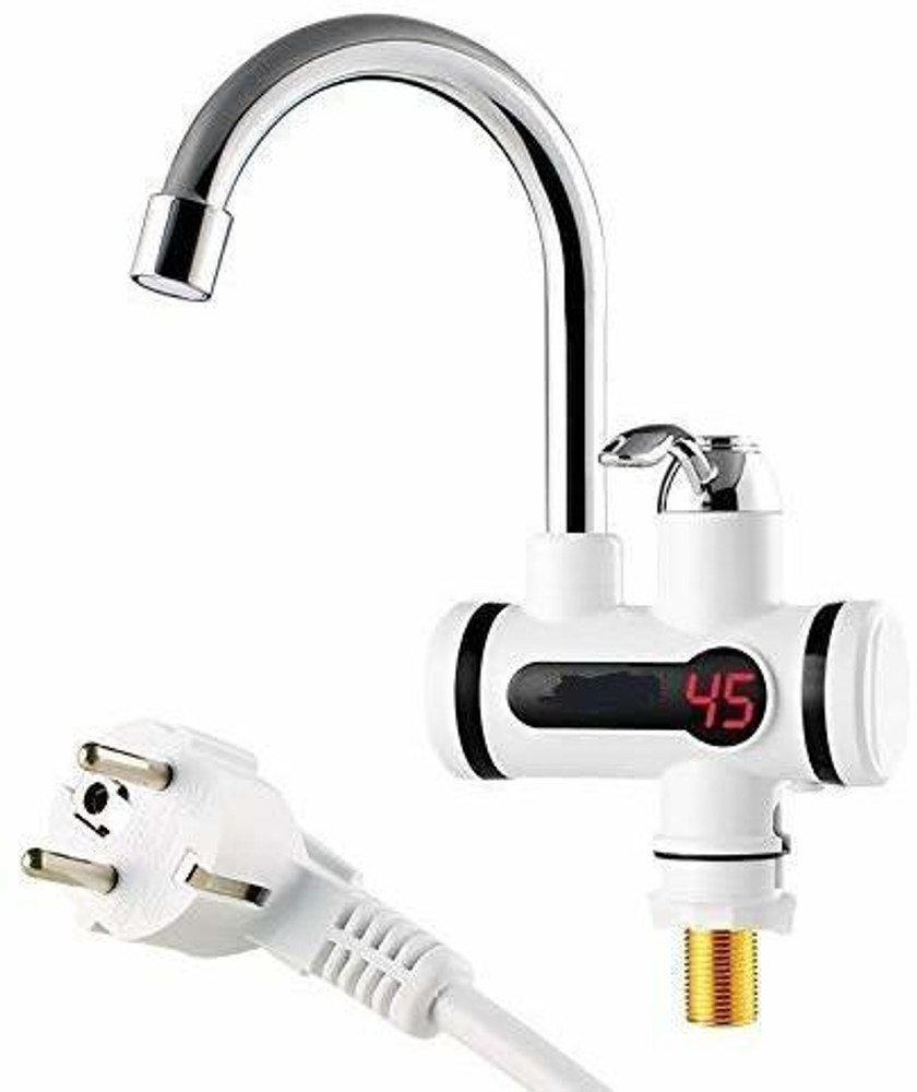 Auslese 40 L Instant Water Geyser (Electric Hot Water Heater 3000W  Adjustable Faucet Kitchen Fast Heating Tap with LED Digital Temperature  Display For Instant Hot Water, White) Price in India - Buy