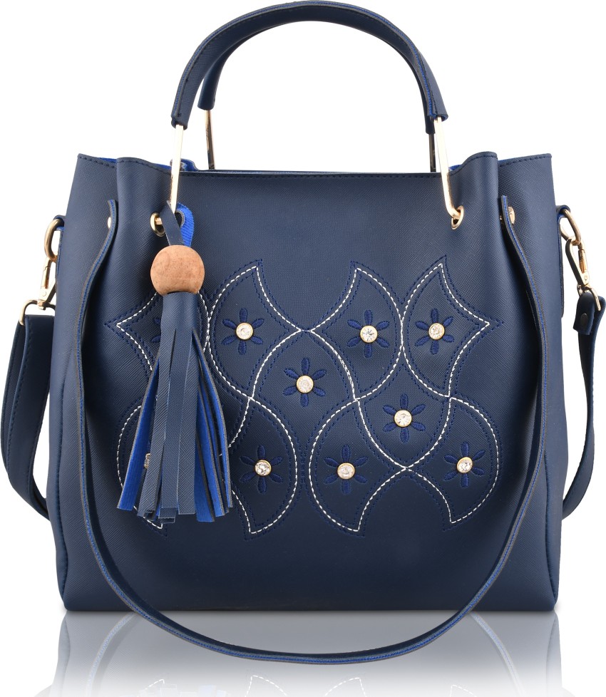 Buy Fargo Women Blue Hand held Bag Blue Online Best Price in