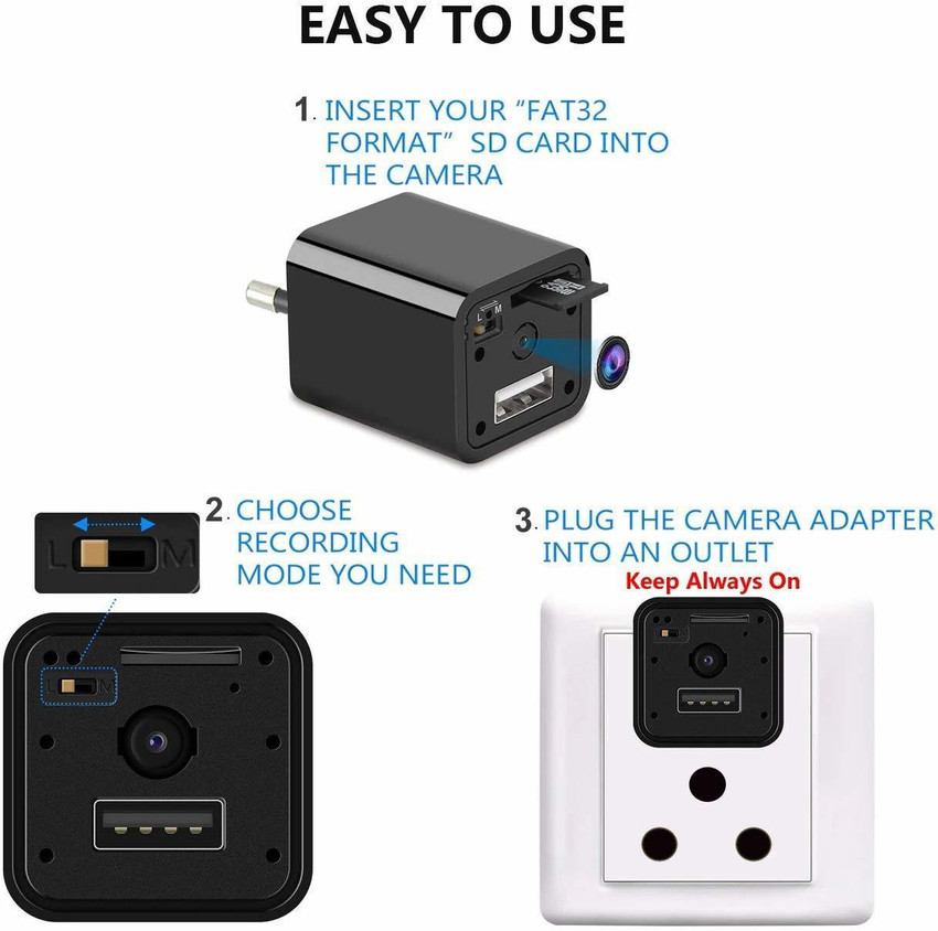 Security camera usb charger on sale