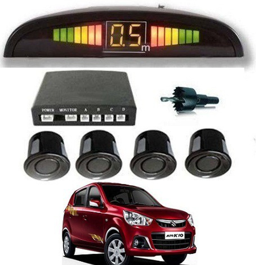 After cars Premium Car Reverse Parking Sensor 113 White LED