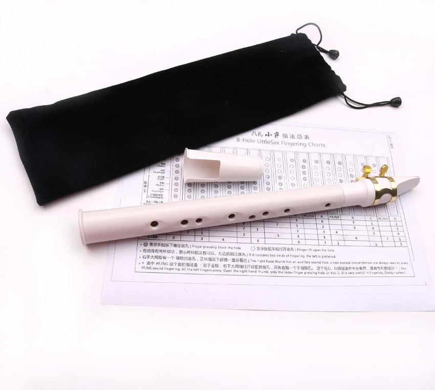 WildCard India White Pocket Sax Mini Portable Saxophone Little
