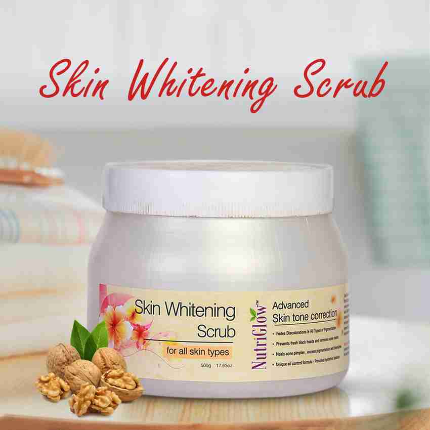Nutriglow skin outlet whitening scrub