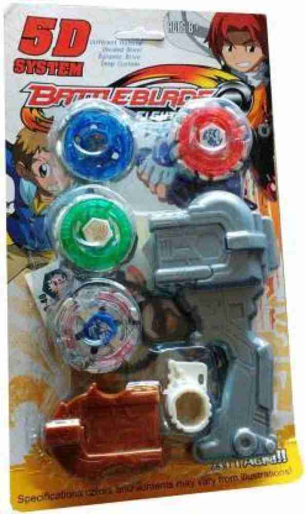 Shop & Shoppee 3 Beyblade Set With Handle Launcher Metal Fighters