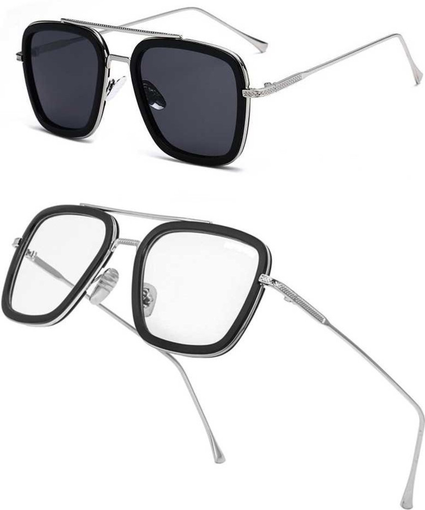 Buy Royal king Style Wayfarer Sunglasses Clear Black For Men Women Online Best Prices in India Flipkart