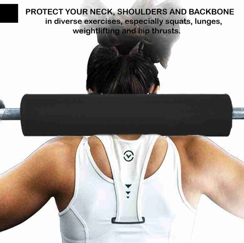 Neck pad clearance for weightlifting