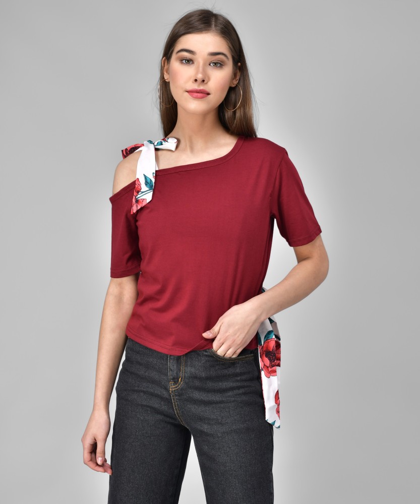 One shoulder tops flipkart new arrivals