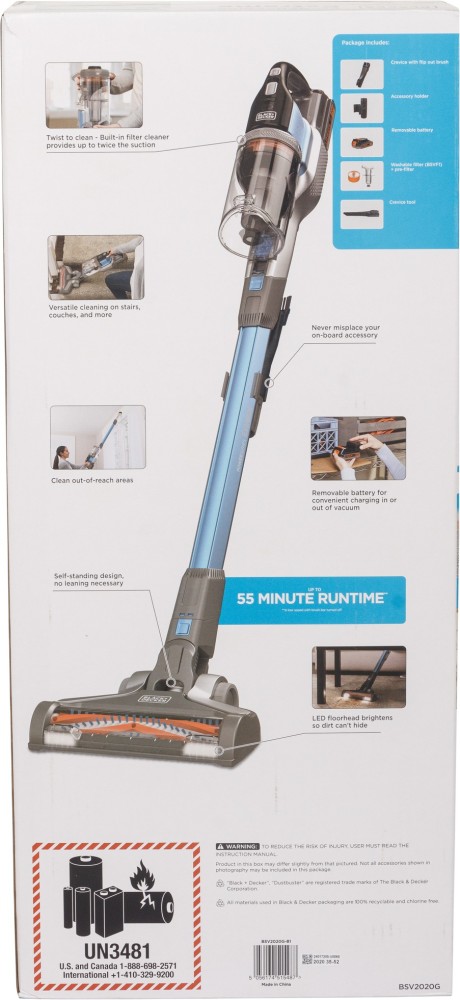 Cordless vacuum best sale with removable battery