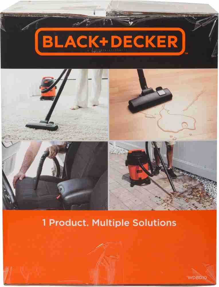 Buy BlackDecker WDBD10 10L High Suction Wet & Dry Vacuum Cleaner & Blower  with HEPA Filter Online At Price ₹4769