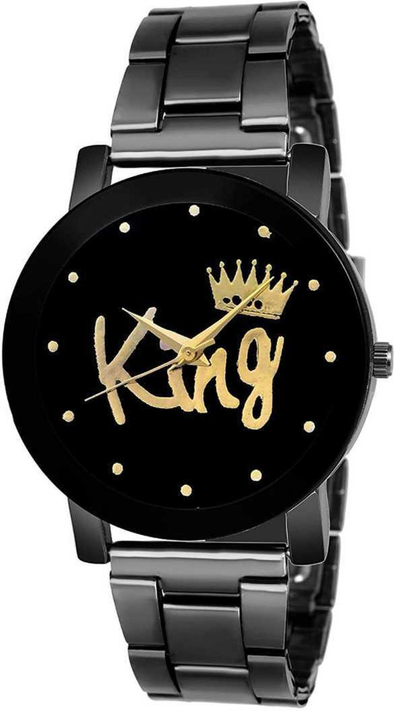 King queen hotsell watch black
