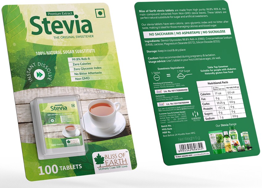 Stévia Edulcorant Recharge Stevia Comprimés 3900 | stevia-pura, 25,89