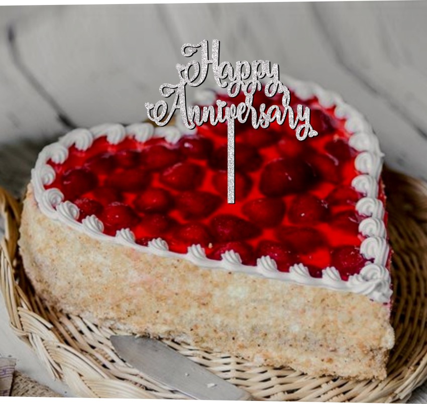 Happy Anniversary Cake - Luv Flower & Cake