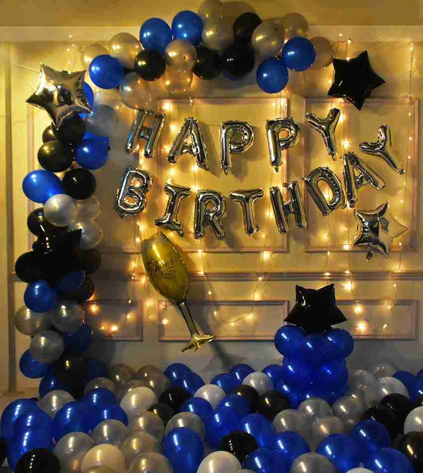 Party Propz Birthday Decoration Items - 63 Pcs, Happy Birthday Decoration  For Kids, Adults | Birthday Decoration Items For Boy, Girl | Wife, Husband