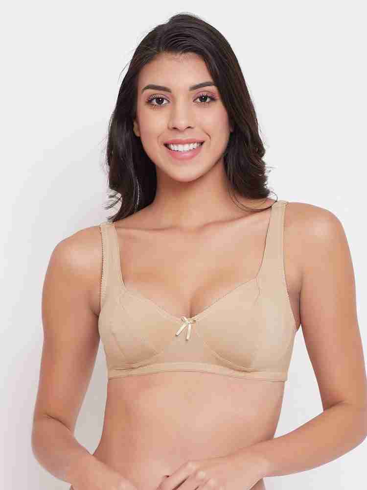 Buy online Solid Beige Cotton T-shirt Bra from lingerie for Women by Clovia  for ₹309 at 48% off