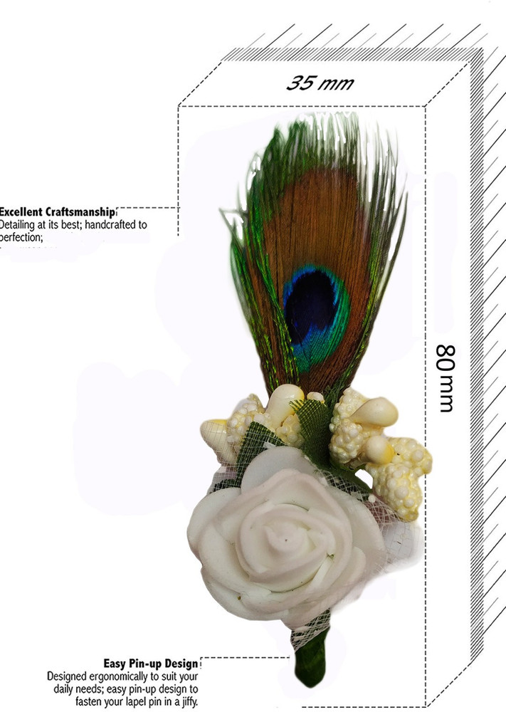 Feather brooch for suit discount