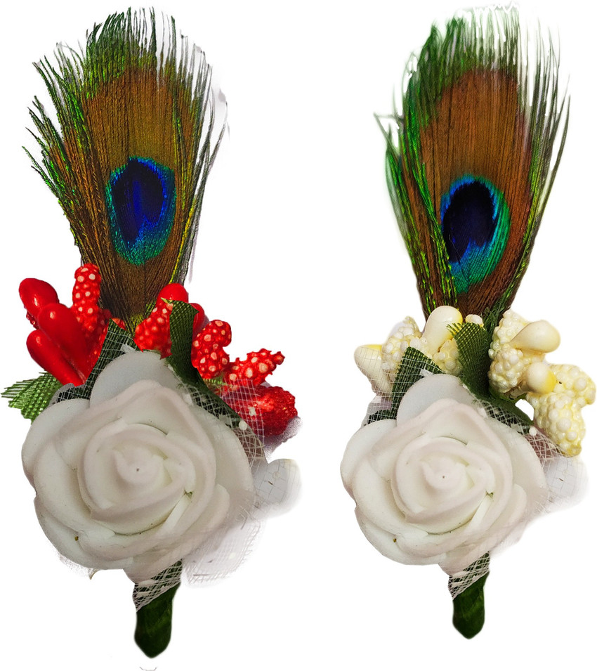 Feather brooch for suit deals