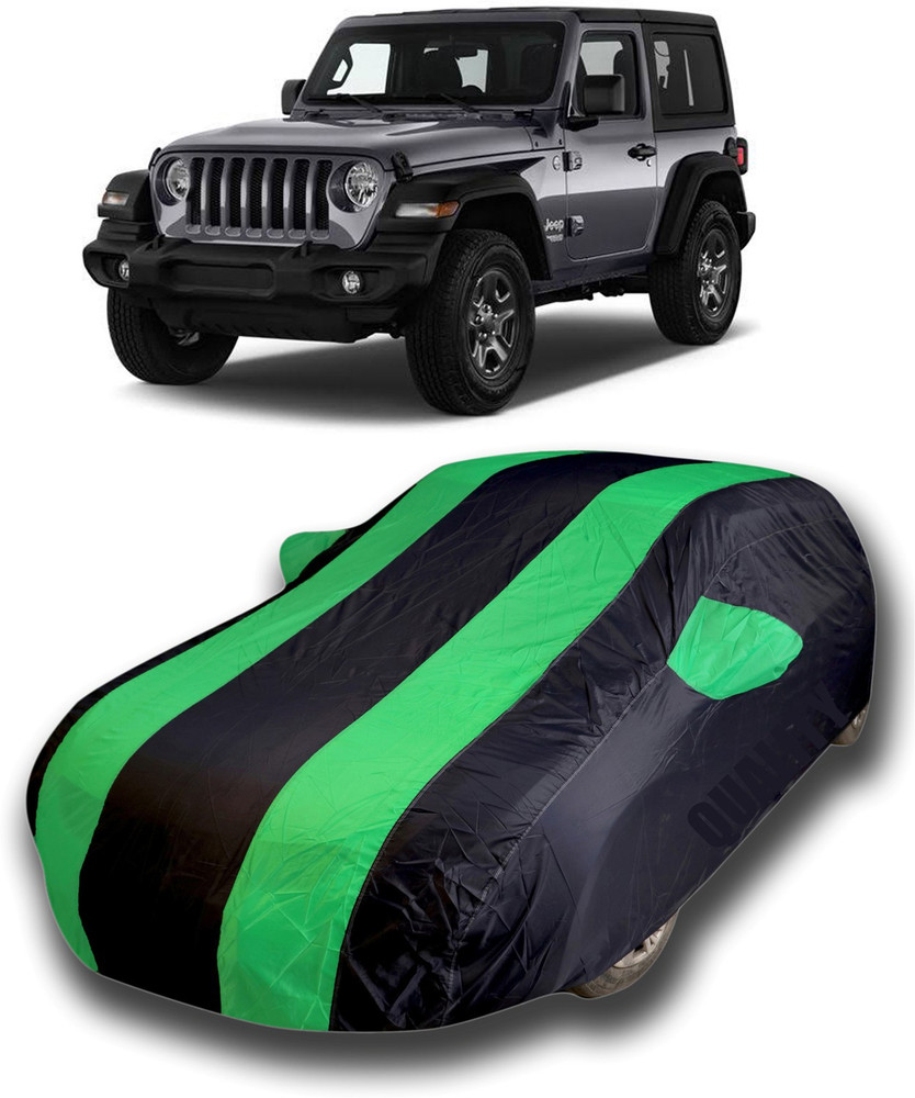 siddharth fashion Car Cover For Jeep Wrangler With Mirror Pockets