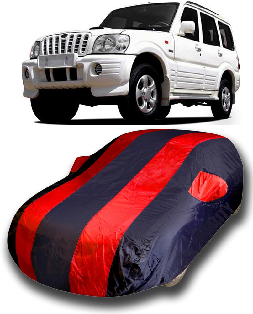 SanginiSang Car Cover For Mahindra Scorpio With Mirror Pockets