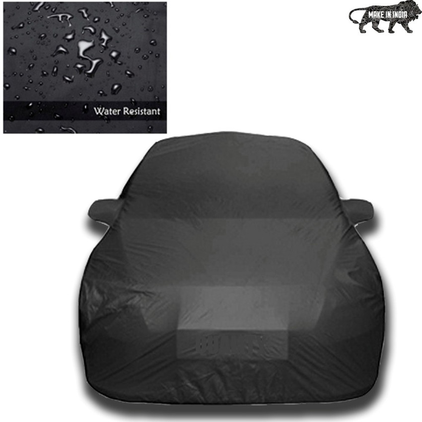 Big black top car cover