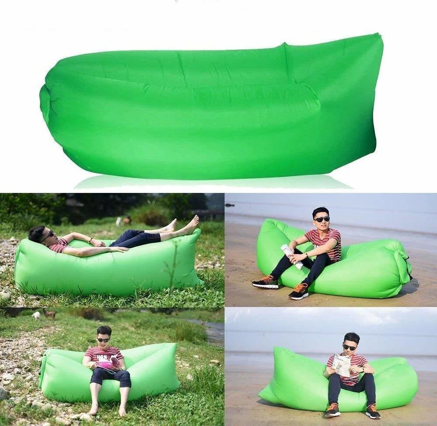 VVG TRADERS Fast Inflatable Camping Air Sofa Outdoor Lazy Sleeping