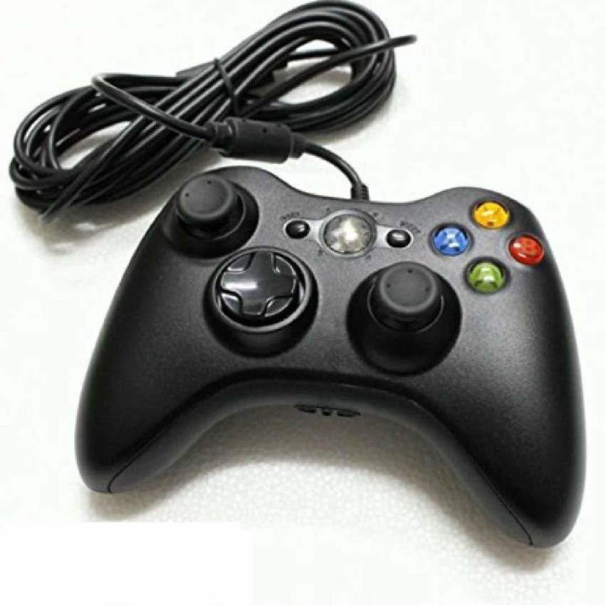 Maxcom Sales Xbox 360 Wired Black Controller for PC and Microsoft Xbox 360  Console ( Compatible for PC and Xbox 360 Console) Joystick - Maxcom Sales 