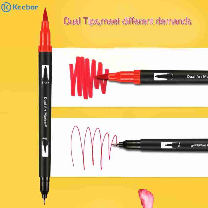 izone 24 Dual Tip Art Brush Pens 24-Pack, Brush