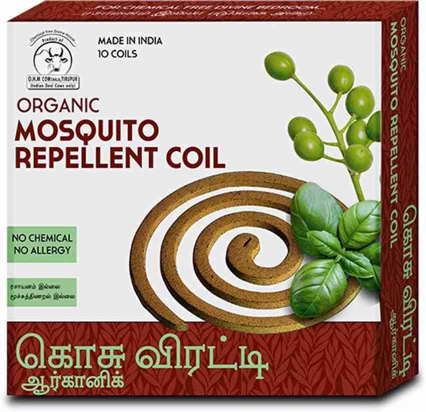 O.h.m green shop Organic Mosquito Repellent Coil 10 Mosquito Coil