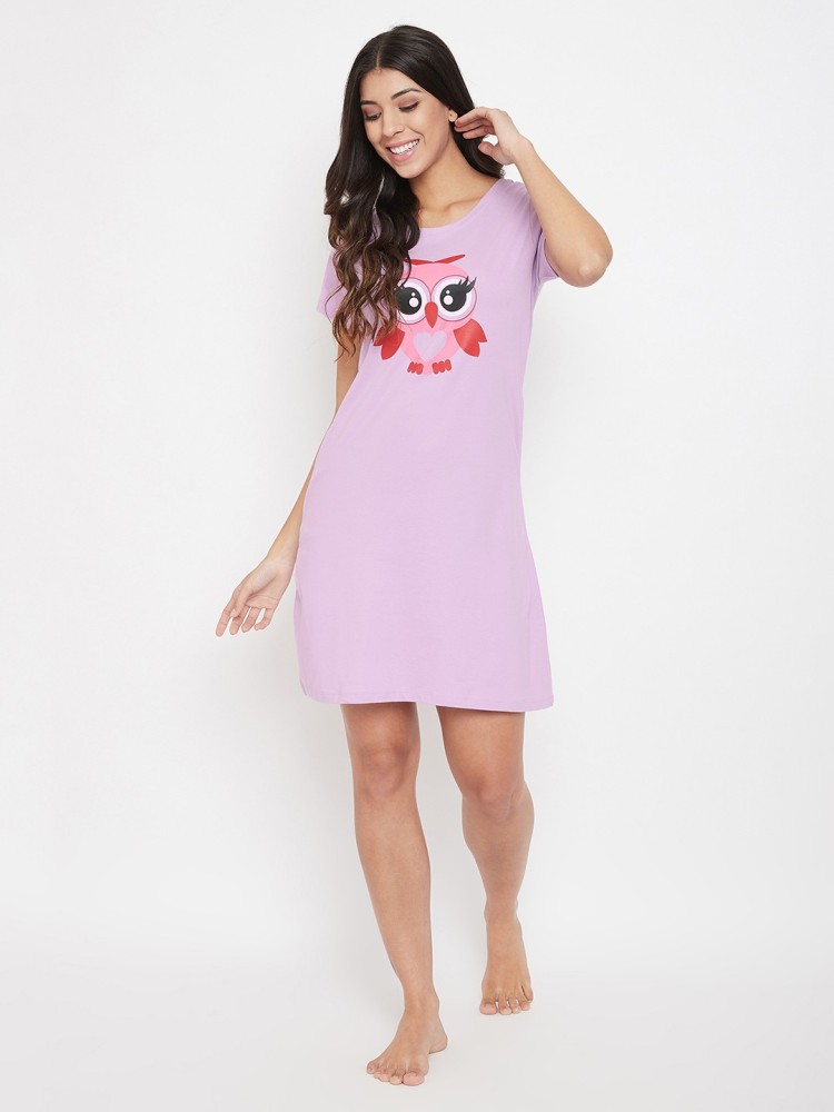 Buy Pink Nightshirts & Nighti for Girls by Clovia Online