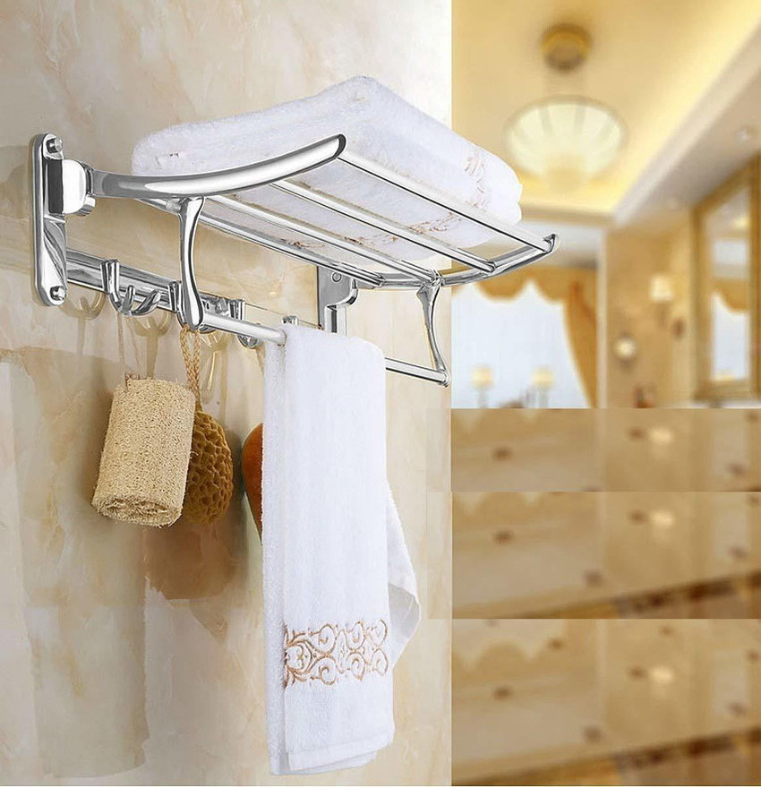 ANTIK High Grade Stainless Steel Folding Towel Rack for Bathroom Silver Towel Holder Price in India Buy ANTIK High Grade Stainless Steel Folding Towel Rack for Bathroom Silver Towel Holder online