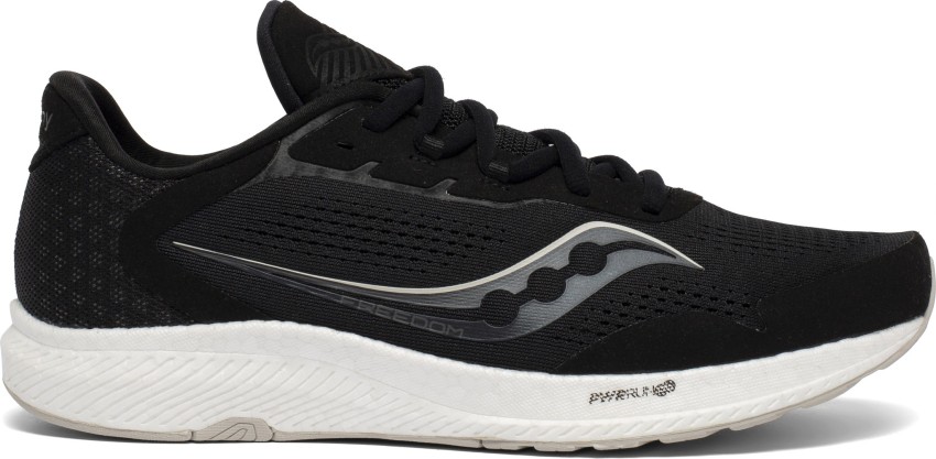 Black saucony shop running shoes