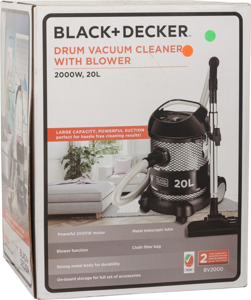 Black Decker BV2000 Dry Vacuum Cleaner Price in India Buy