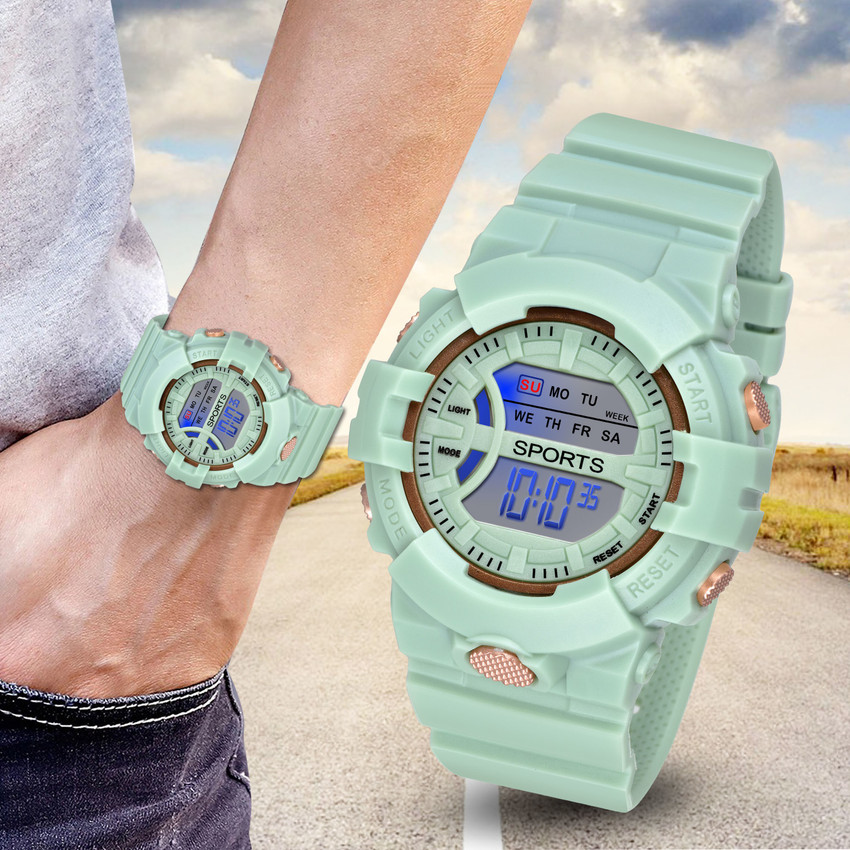 Kids sports digital top watch