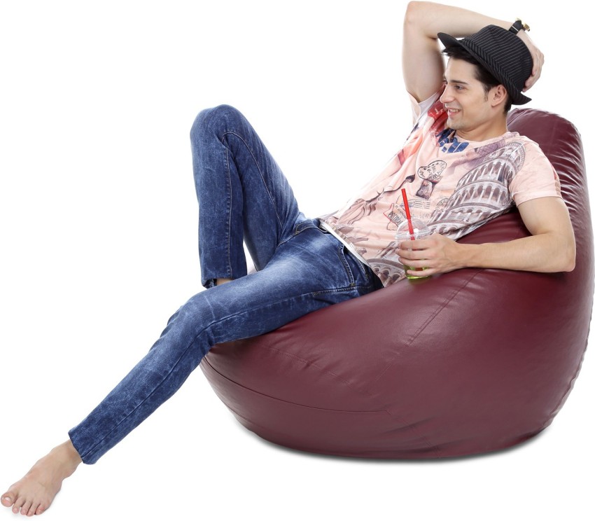 STYLE HOMEZ XXXL Tear Drop Bean Bag Cover (Without Beans) Price in India -  Buy STYLE HOMEZ XXXL Tear Drop Bean Bag Cover (Without Beans) online at