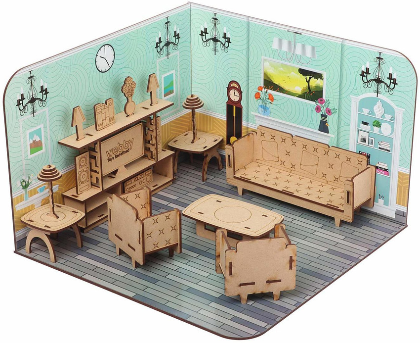 Diy wooden store dollhouse furniture