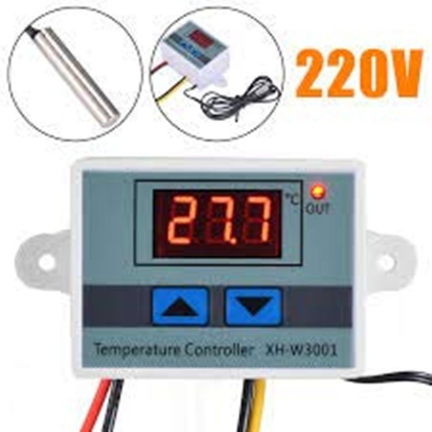 limitless products XH-W3001 AC 110 to 220V 10A 1500W - LED Digital  Temperature Controller Thermostat for incubator Electronic Components  Electronic Hobby Kit Price in India - Buy limitless products XH-W3001 AC 110
