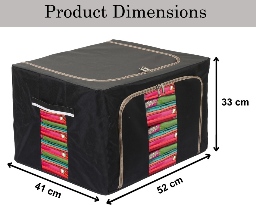 Clear Storage Container with Wheels, 52L, Sold by at Home