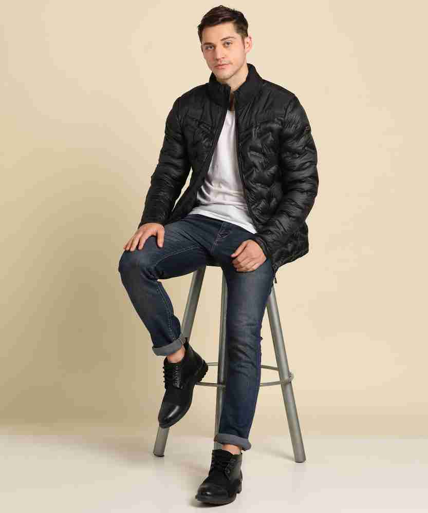 Woodland leather jacket price best sale