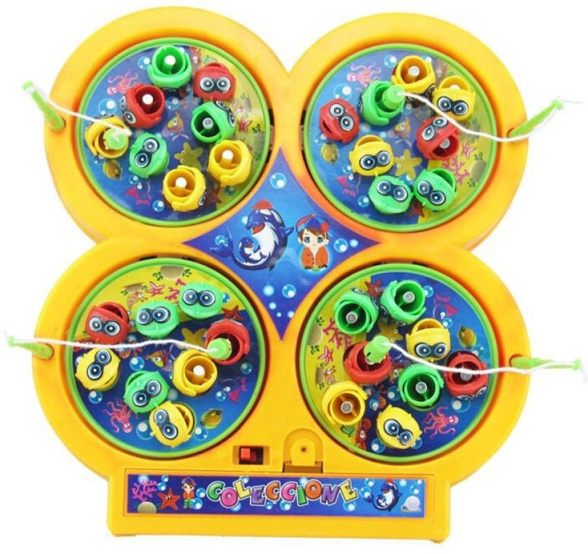 GoBaby Musical Fish Catching Games for Kids, Include 32 Pieces