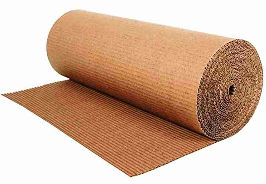 YAJNAS Brown Packing Cardboard Roll Corrugated