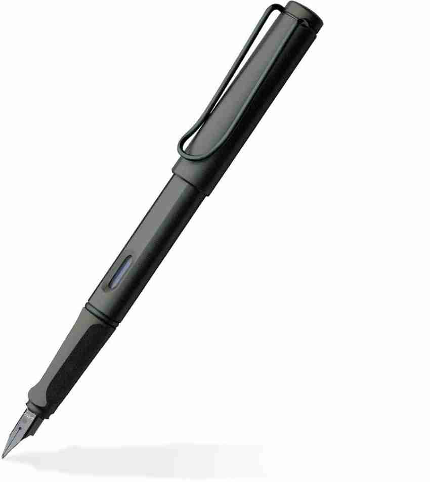 LAMY Safari Medium Nib 17M Charcoal (with Ink Converter) Fountain Pen