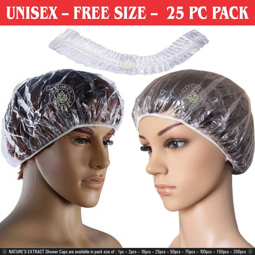 nature s extract 25pcs SHOWER CAP BATH CAP Reusable