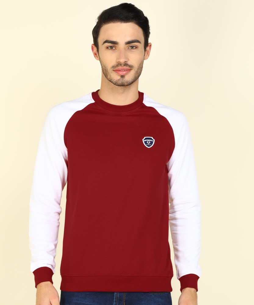 Peter england best sale maroon sweatshirt