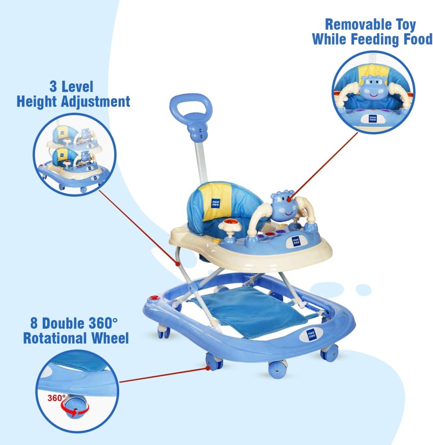 Mee mee walker height hot sale adjustment