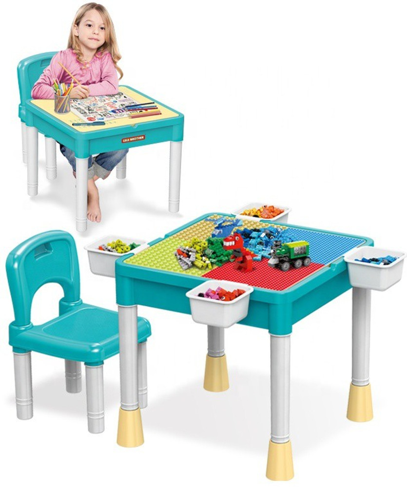 Step2 build & store 2025 kids block & activity table