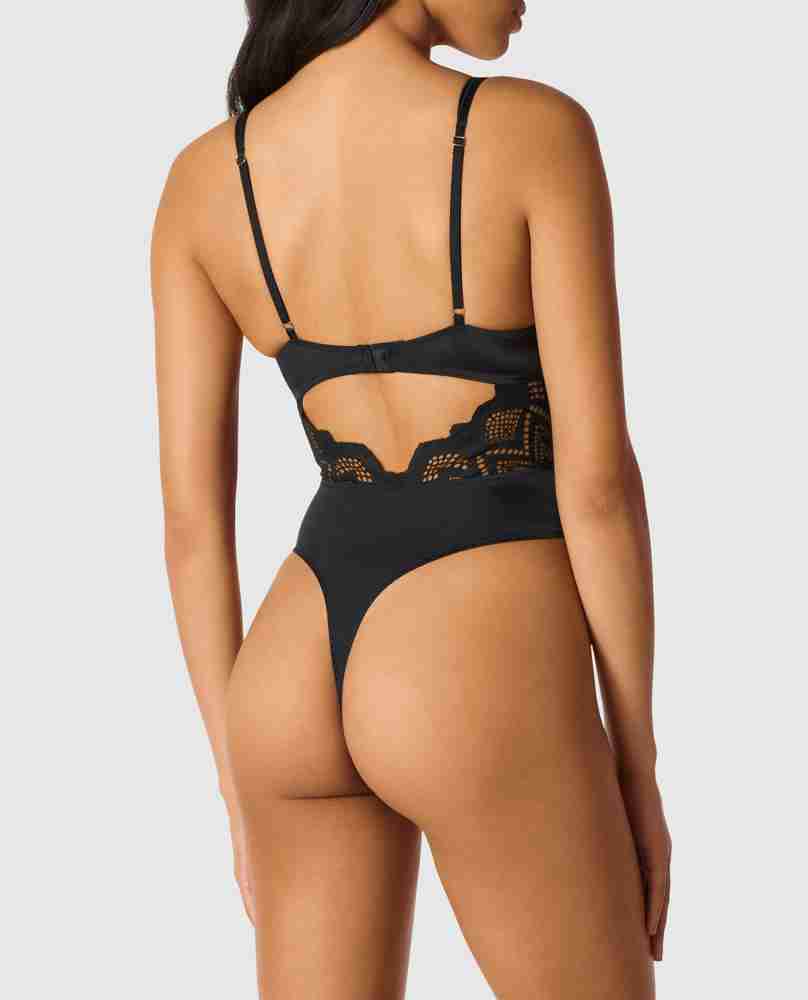 La Senza Women Black Bodysuit - Buy La Senza Women Black Bodysuit Online at  Best Prices in India